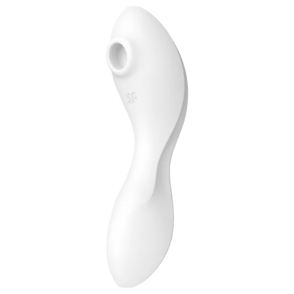 Satisfyer Curvy Trinity 5+ - Vibrador 2 em 1 com controlo por app (branco)