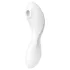 Satisfyer Curvy Trinity 5+ - Vibrador 2 em 1 com controlo por app (branco)