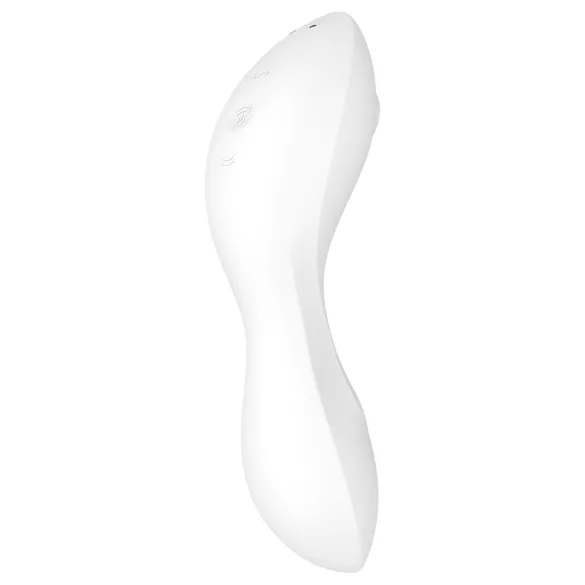 Satisfyer Curvy Trinity 5+ - Vibrador 2 em 1 com controlo por app (branco)
