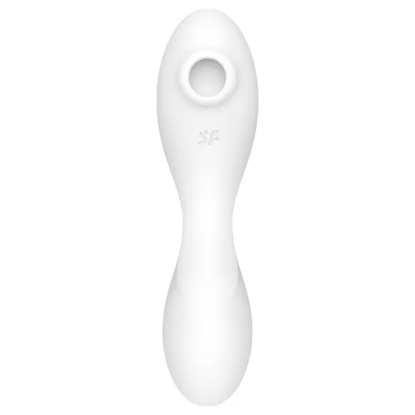 Satisfyer Curvy Trinity 5+ - Vibrador 2 em 1 com controlo por app (branco)