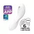 Satisfyer Curvy Trinity 5+ - Vibrador 2 em 1 com controlo por app (branco)