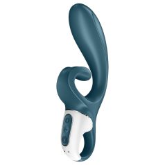   Satisfyer Hug Me - vibrador clitoriano com braço - controle inteligente - azul