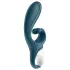 Satisfyer Hug Me - vibrador clitoriano com braço - controle inteligente - azul