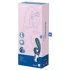 Satisfyer Hug Me - vibrador clitoriano com braço - controle inteligente - azul