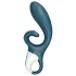 Satisfyer Hug Me - vibrador clitoriano com braço - controle inteligente - azul