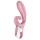 Satisfyer Hug Me - Vibrador com braço para o clitóris controlado por app (rosa)