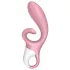 Satisfyer Hug Me - Vibrador com braço para o clitóris controlado por app (rosa)