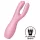 Satisfyer Threesome 3 - vibrador clitóris recarregável - silicone rosa