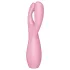 Satisfyer Threesome 3 - vibrador clitóris recarregável - silicone rosa
