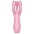 Satisfyer Threesome 3 - vibrador clitóris recarregável - silicone rosa