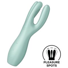   Satisfyer Threesome 3 - vibrador recarregável para clitóris (menta)