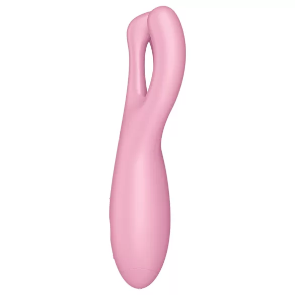 Satisfyer Threesome 4 - Vibrador de clitóris controlado por app (rosa)