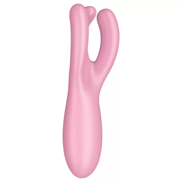 Satisfyer Threesome 4 - Vibrador de clitóris controlado por app (rosa)
