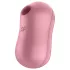 Satisfyer Cotton Candy - vibrador sugador clitóris - cor coral