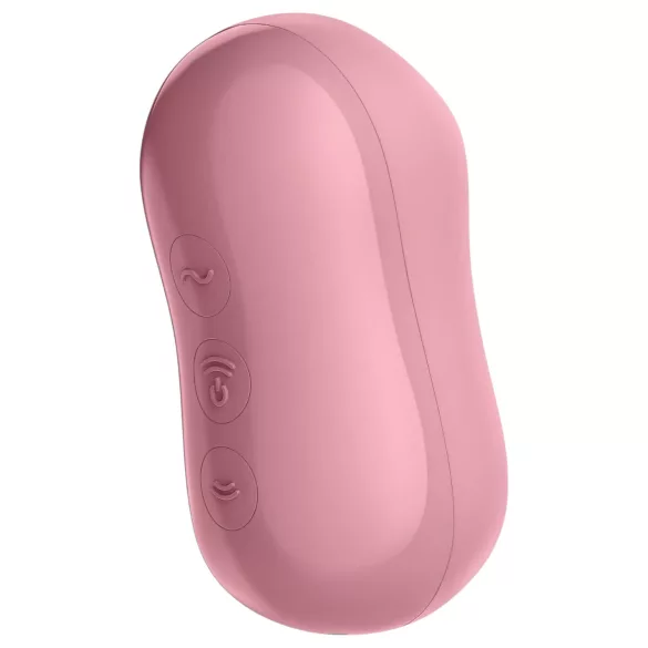 Satisfyer Cotton Candy - vibrador sugador clitóris - cor coral
