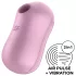 Satisfyer Cotton Candy - vibrador clitóris sucção recarregável - lilás