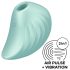 Satisfyer Pearl Diver - vibrador clitóris sucção - silicone menta