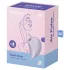 Satisfyer Pearl Diver - vibrador clitóris sucção e vibração - roxo