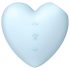 Satisfyer Cutie Heart - vibrador clitoriano azul recarregável