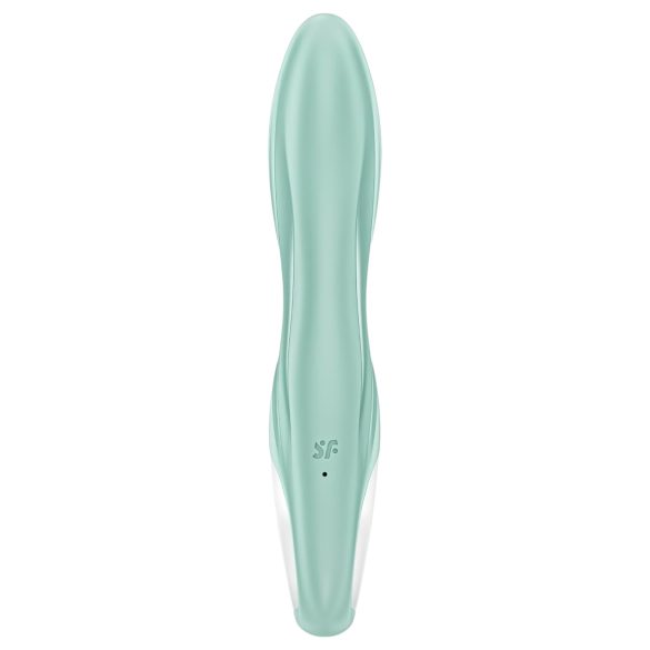 Satisfyer - vibrador coelho com sucção e inflável - menta