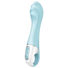   Satisfyer - vibrador com sucção e inflável inteligente - silicone azul