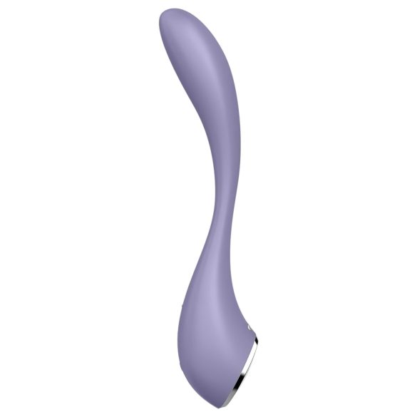 Satisfyer - vibrador ponto G flexível inteligente - silicone lilás