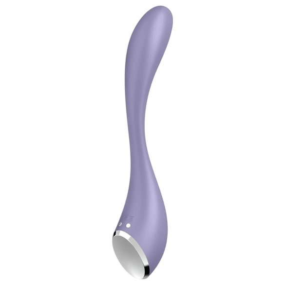 Satisfyer - vibrador ponto G flexível inteligente - silicone lilás