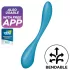 Satisfyer G-Spot Flex 5 - Vibrador de ponto G controlado por app (verde)