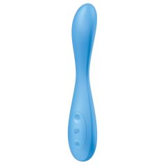   Satisfyer - vibrador ponto G flexível inteligente - silicone turquesa