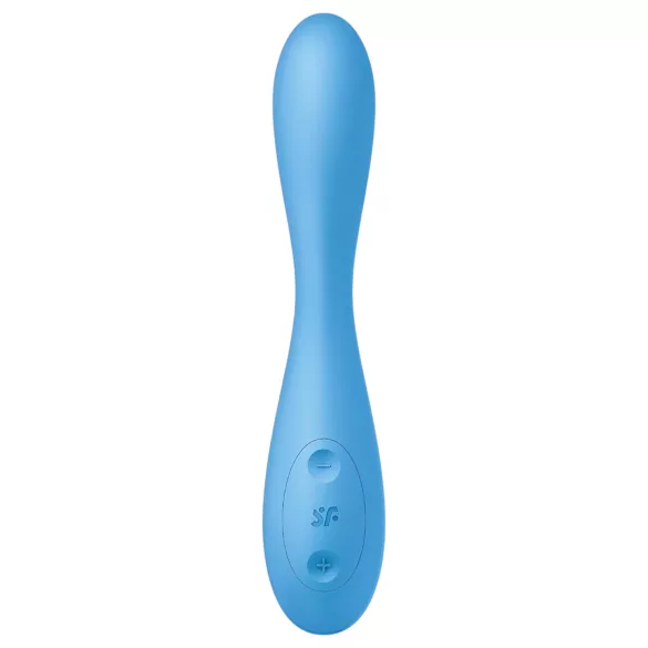 Satisfyer G-spot Flex 4 - Vibrador de ponto G controlado por app (turquesa)
