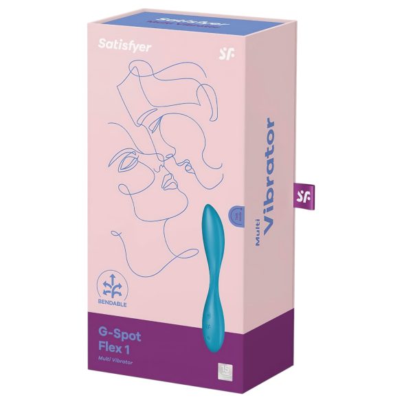 Satisfyer - vibrador ponto G recarregável e à prova d'água - verde
