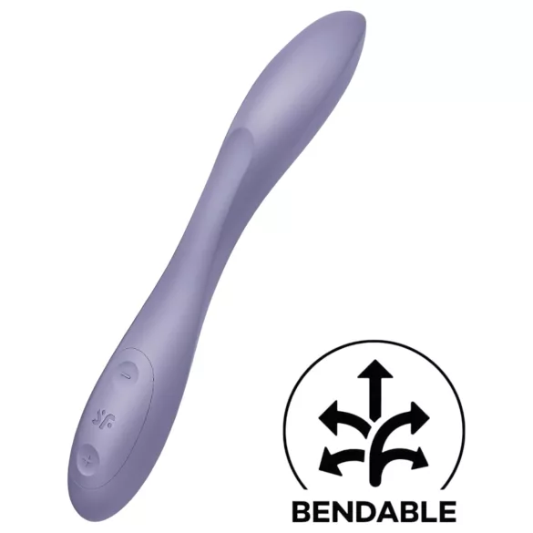 Satisfyer - vibrador ponto G recarregável à prova d'água - violeta