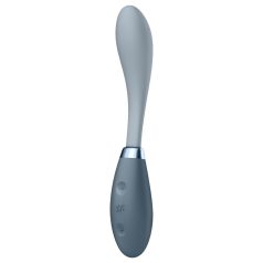   Satisfyer - Vibrador ponto G recarregável - Flex 3 - silicone cinza