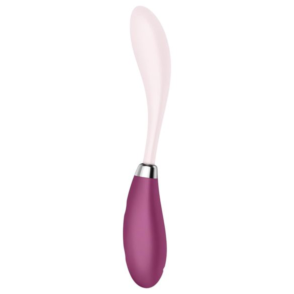 Satisfyer - vibrador ponto G recarregável - silicone rosa-vermelho