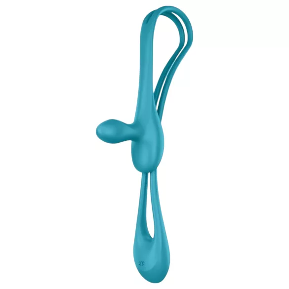 Satisfyer Plug & Play - vibrador anal recarregável e anel peniano - azul