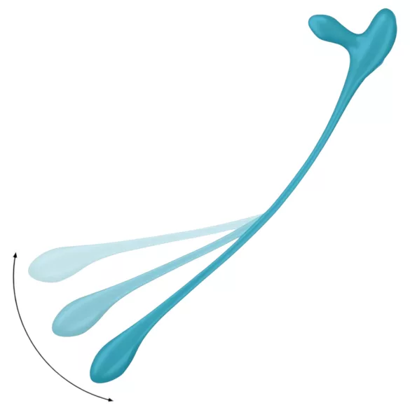 Satisfyer Plug & Play - vibrador anal recarregável e anel peniano - azul