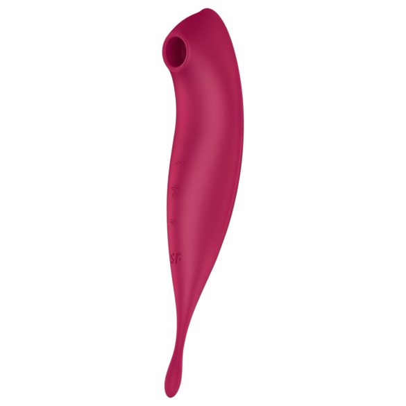 Satisfyer Twirling Pro - vibrador clitóris 2 em 1 inteligente - vermelho