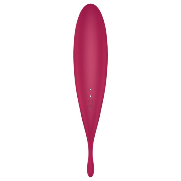 Satisfyer Twirling Pro - vibrador clitóris 2 em 1 inteligente - vermelho