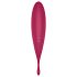 Satisfyer Twirling Pro - vibrador clitóris 2 em 1 inteligente - vermelho