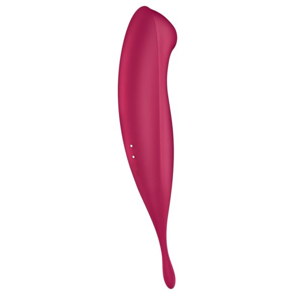 Satisfyer Twirling Pro - vibrador clitóris 2 em 1 inteligente - vermelho
