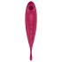 Satisfyer Twirling Pro - vibrador clitóris 2 em 1 inteligente - vermelho