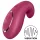 Satisfyer Dipping Delight - vibrador clitóris recarregável - vermelho