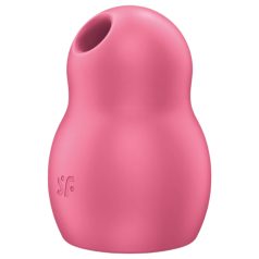   Satisfyer Pro To Go 1 - vibrador clitóris sucção recarregável - vermelho