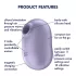 Satisfyer Pro To Go 2 - sugador clitoriano recarregável - roxo