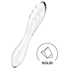   Satisfyer Dazzling Crystal 1 - dildo duplo vidro transparente