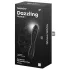 Satisfyer Dazzling Crystal 1 - dildo duplo vidro - preto