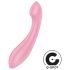 Satisfyer G-Force - vibrador ponto G recarregável à prova d'água rosa