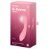 Satisfyer G-Force - vibrador ponto G recarregável à prova d'água rosa