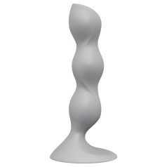 Satisfyer Triple Ball-R - dildo com contas (cinza)