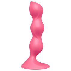   Satisfyer Triple Ball-R - vibrador anal com esferas - silicone rosa